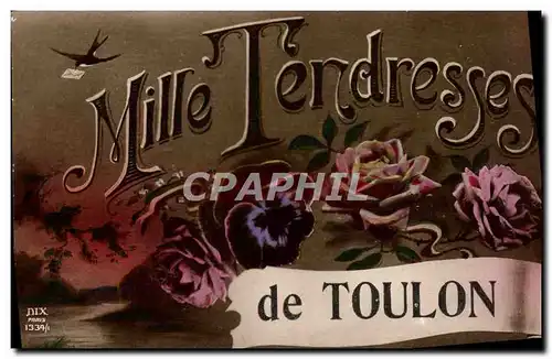 Cartes postales Mille Tendresses de Toulon