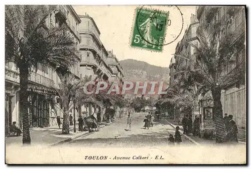 Cartes postales Toulon Avenue Colbert