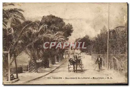 Cartes postales Toulon Boulevard du Littoral Mourillon