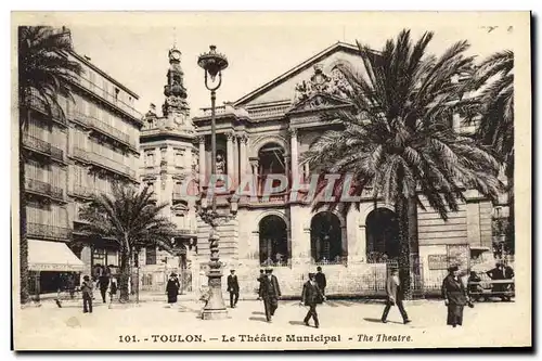 Ansichtskarte AK Toulon Le Theatre Municipal