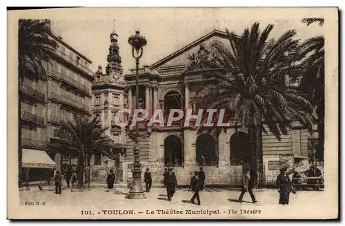 Ansichtskarte AK Toulon Le Theatre Municipal