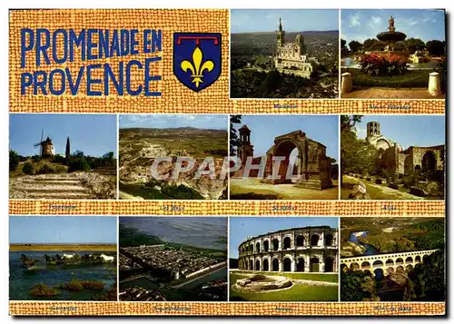 Cartes postales moderne Promenade en Provence