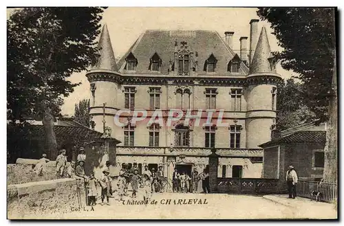 Cartes postales Chateau de Charleval Enfnts