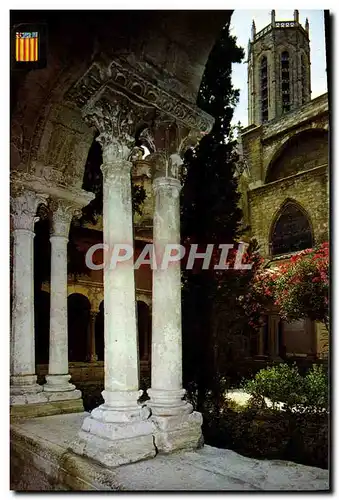 Moderne Karte Aix en Provence le clocher de la cathedrale St Sauveur vu de l&#39interieur du cloitre