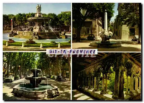 Cartes postales moderne Aix en Provence Fontaines