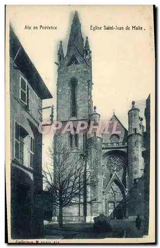 Ansichtskarte AK Aix en Provence Eglise Saint Jean de Malte