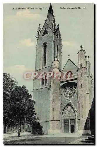 Ansichtskarte AK Aix en Provence Eglise Saint Jean de Malte