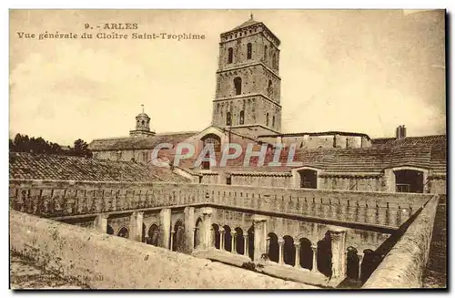 Cartes postales Arles Vue Generale du Cloitre Saint Trophime