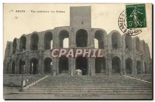 Ansichtskarte AK Arles Vue Exterieure Des Arenes