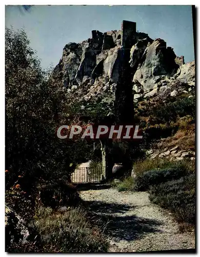 Cartes postales moderne Les Baux en Provence Le roc des Baux Les ruines du chateau