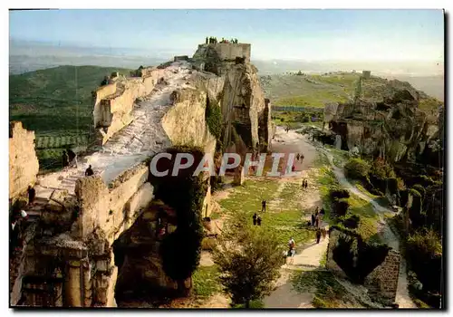 Cartes postales moderne Les Baux en Provence Tour sarrazine Du Chateau