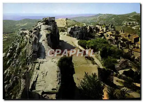 Moderne Karte Les Baux en Provence Tour sarrazine Du Chateau