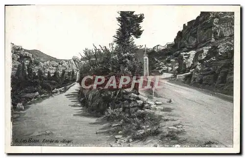 Cartes postales Les Baux Entree du village