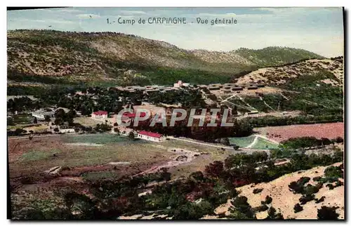 Cartes postales Camp de Carpiagne Vue Generale