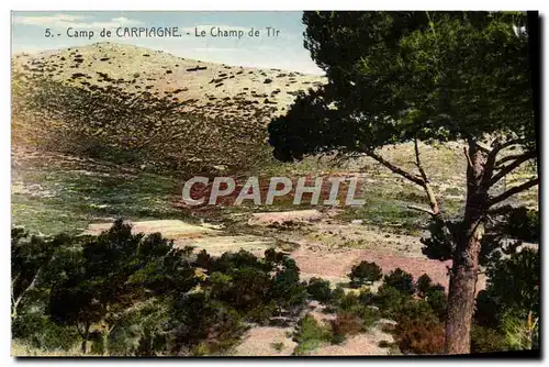 Ansichtskarte AK Camp de Carpiagne Le champ de tir