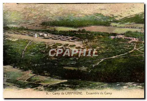 Ansichtskarte AK Camp de Carpiagne Ensemble Du Camp Militaria