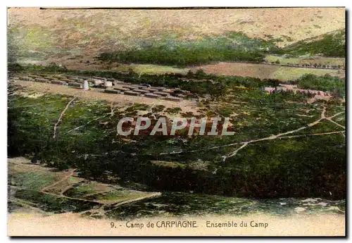 Cartes postales Camp de Carpiagne Ensemble Du Camp Militaria