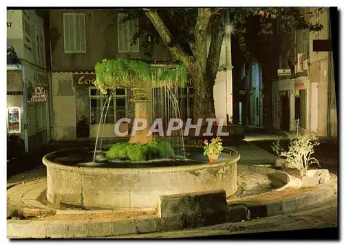 Cartes postales moderne Genenos Fontaine de La Plage Clemenceau Vue De Nuit