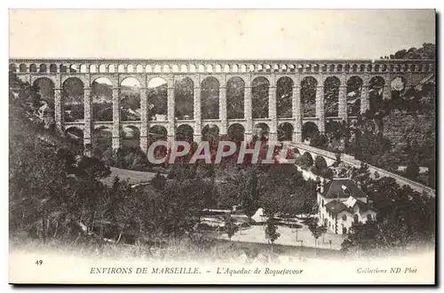 Cartes postales Environs De Marseille L&#39Aqueduc de Roquefavour