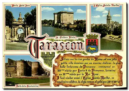 Cartes postales moderne Tarascon Souvenir de Provence