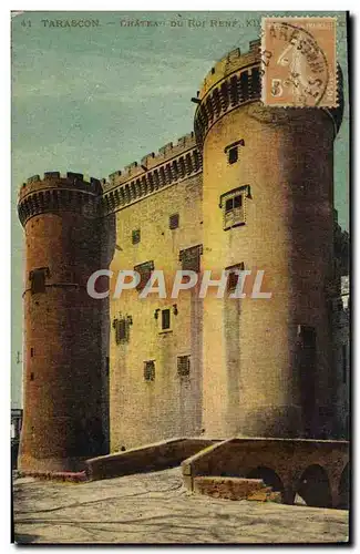 Cartes postales Tarascon Chateau Du roi Rene