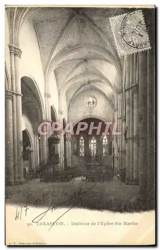 Ansichtskarte AK Tarascon Interieur de L&#39Eglise Ste Marthe