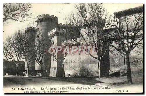 Ansichtskarte AK Tarascon Le Chateau du Roi Rene Situe Sur les Bords Du Rhone