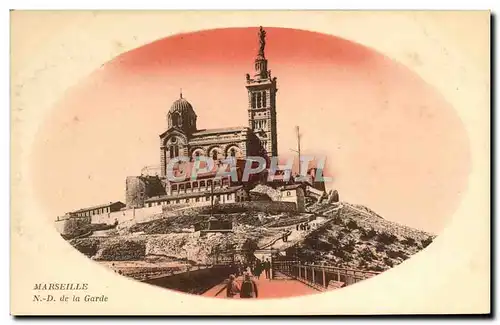 Cartes postales Marseille Nd de la Garde