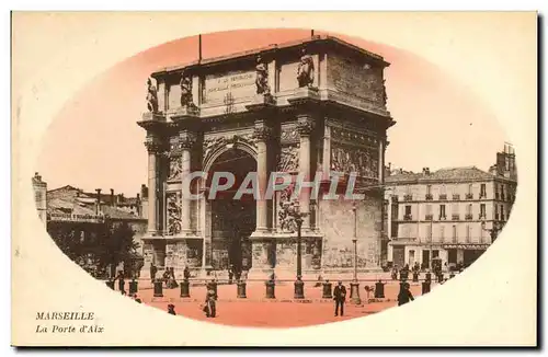 Cartes postales Marseille La porte d&#39Aix