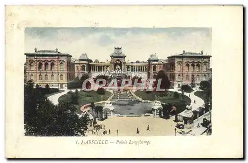 Cartes postales Marseille Palais Longchamps