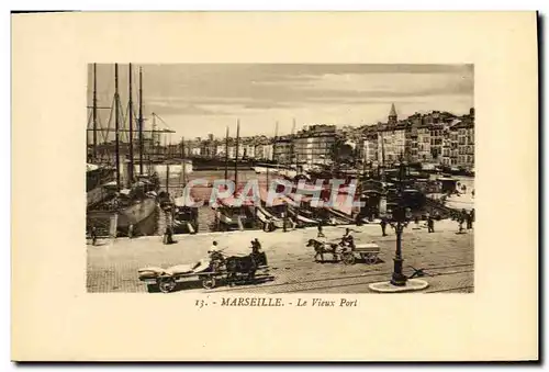 Cartes postales Marseille Le Vieux Port