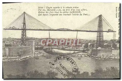 REPRO Marseille Sardine Pont transbordeur