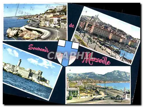 Cartes postales moderne Marseille Reflets De Provence