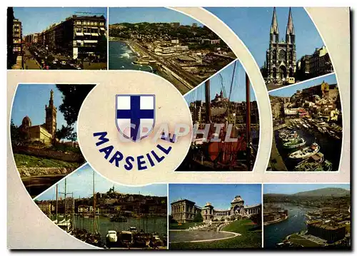 Cartes postales moderne Marseille Le Carrefour Du Monde