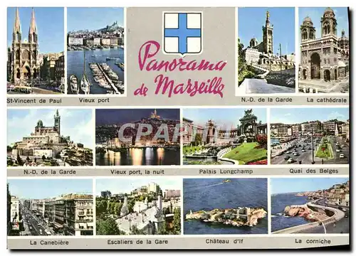 Cartes postales moderne Marseille La Cathedrale