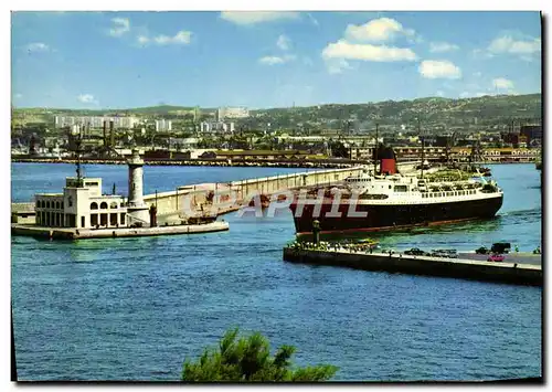 Ansichtskarte AK Marseille Depart d&#39un Courrier Bateau