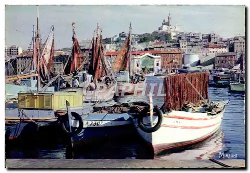 Cartes postales moderne Marseille Le port Bateaux