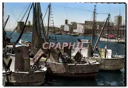 Cartes postales moderne Marseille L&#39entree du Vieux Port Bateaux