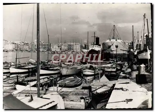 Cartes postales moderne Marseille Le vieux port Bateaux