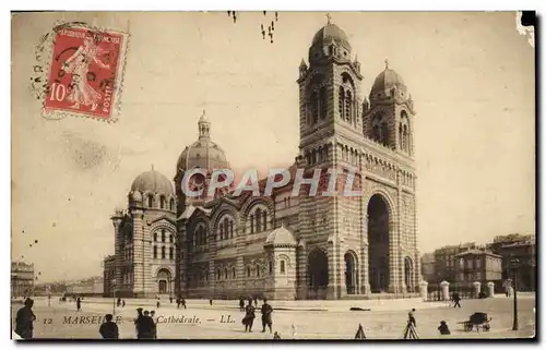 Cartes postales Marseille Cathedrale