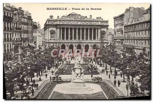 Cartes postales Marseille Place de la Bourse