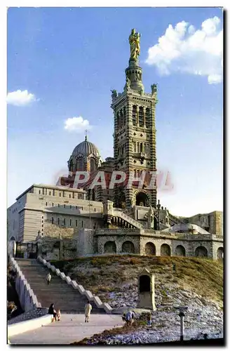 Cartes postales moderne Marseille Basilique Notre Dame de la Garde