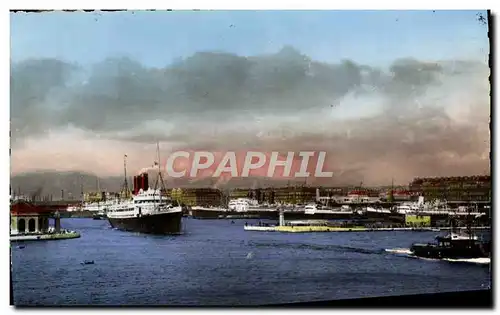 Ansichtskarte AK Marseille Quai de la Joliette Bateau