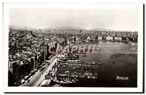 Ansichtskarte AK Marseille Le Vieux Port Vu Du Pont Transbordeur