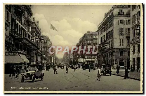 Cartes postales Marseille La Canebiere