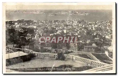 Ansichtskarte AK Marseille Vue Generale d&#39Endoume et les lles