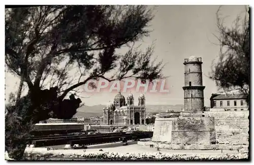 Cartes postales moderne Marseille La cathedrale Fort St Jean