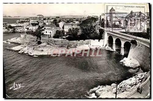 Cartes postales moderne Marseille Promenade de la Corniche