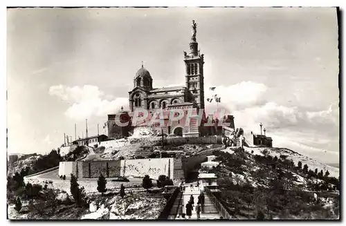 Cartes postales moderne Marseille Basilique N D de la Garde