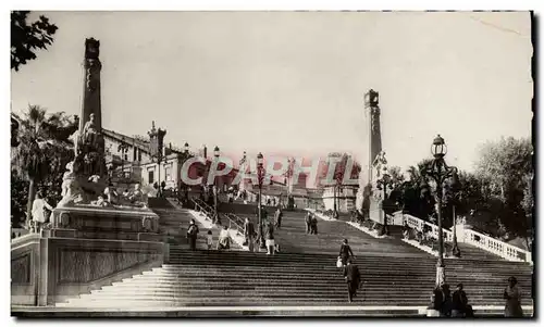 Cartes postales moderne Marseille Les Grands escaliers de la Gare St Charles